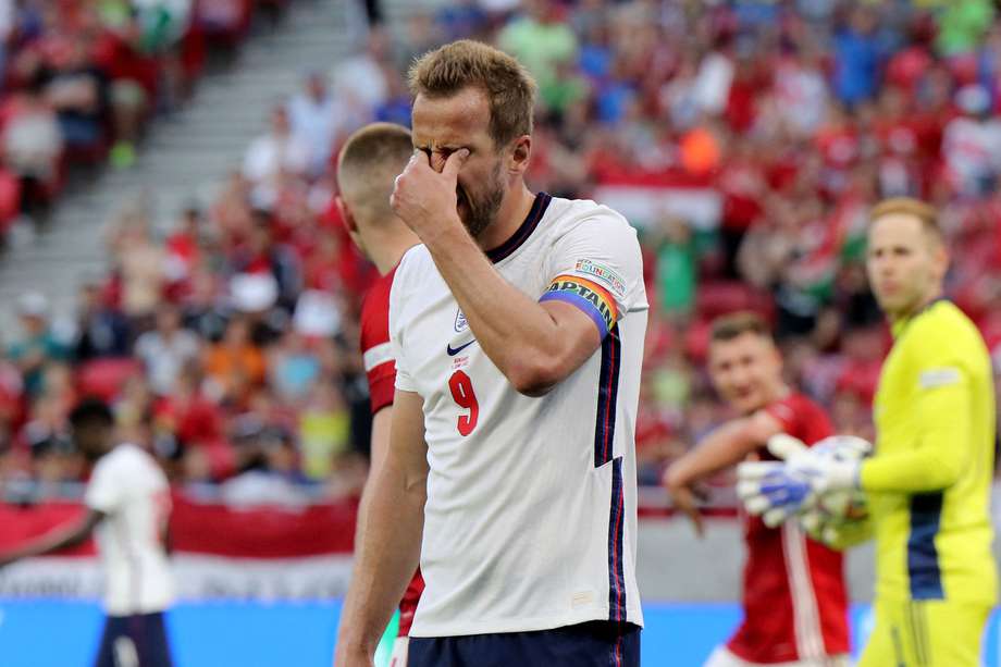 Inglaterra no perdía en los 90 minutos desde noviembre de 2020, cuando cayó 2-0 ante Bélgica. // Foto AFP