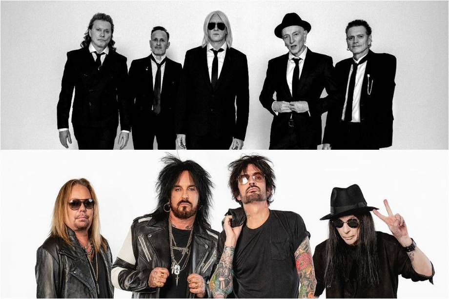 Mötley Crüe y Def Leppard llegan a Bogotá con su 'The World Tour'.