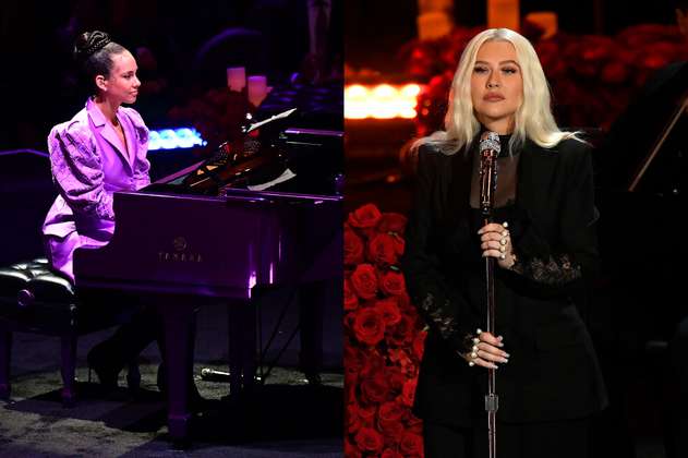 Alicia Keys y Christina Aguilera rinden tributo a Kobe Bryant