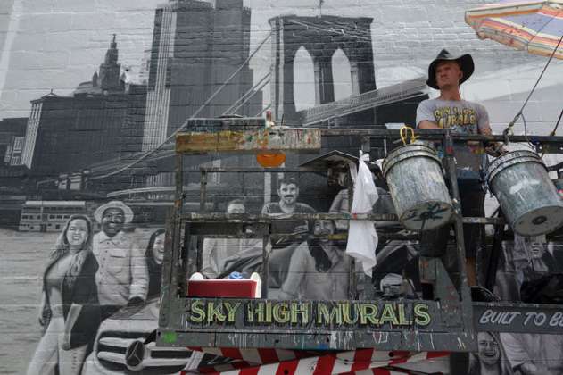 El improbable retorno de las publicidades pintadas a Nueva York
