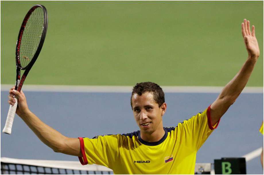 Por Copa Davis, el santandereano Daniel Galán ha ganado seis partidos y ha perdido tres.