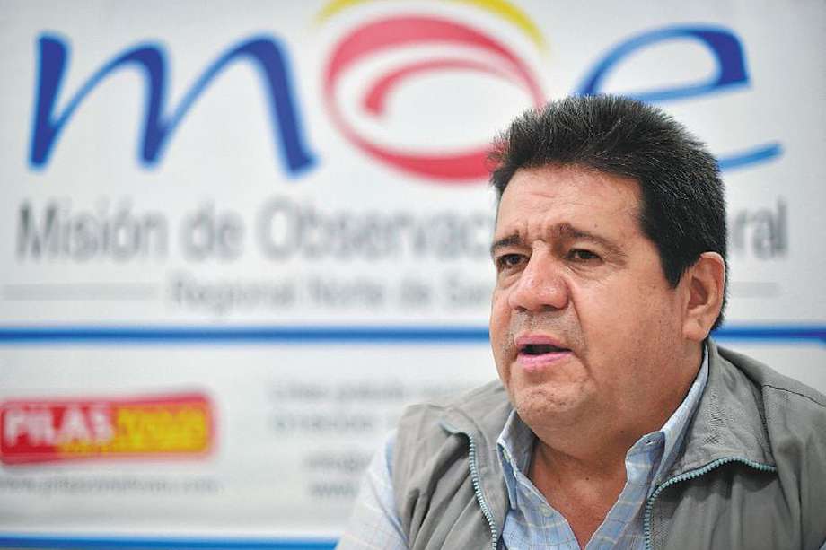 Jairo Oviedo, vocero de la MOE en Norte de Santander