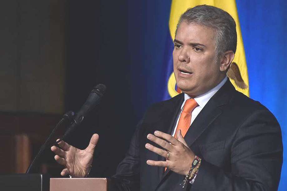 El presidente Iván Duque también respondió a las críticas del expresidente Juan Manuel Santos, sobre la implementación del Acuerdo de Paz. /Cortesía