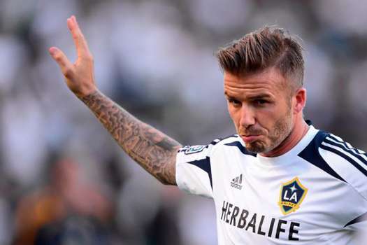 David Beckham, exfutbolista inglés.  / AFP