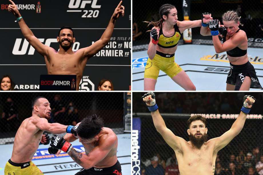 Danny Chávez, Sabina Mazo, Julio Arce y Bryan Barberena son los cuatro colombianos que estarán en UFC en 2021.