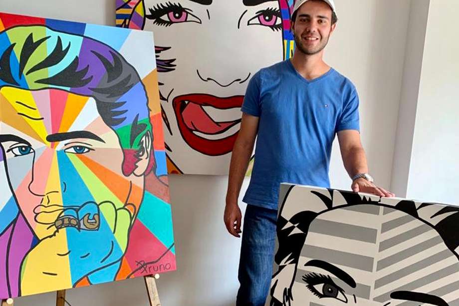 Este artista colombiano exalta el arte por medio del Arte Pop.