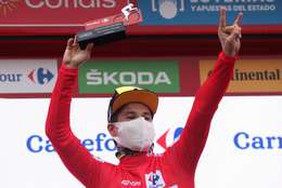 Primoz Roglic aseguró el título de la Vuelta a España 2020