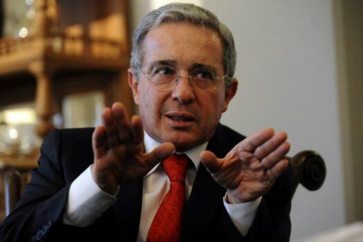 El senador Álvaro Uribe Vélez. / AFP