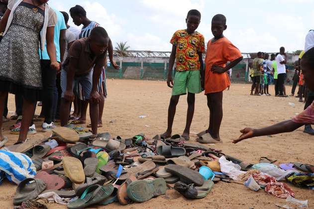 Estampida en Liberia deja 29 muertos, entre ellos 10 niños