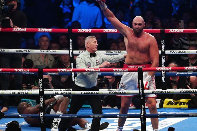 Tyson Fury retuvo el título mundial de los pesos pesados