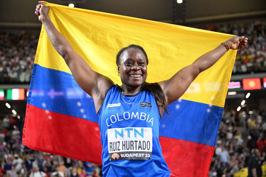 Flor Denis Ruiz, subcampeona mundial de lanzamiento de jabalina EL