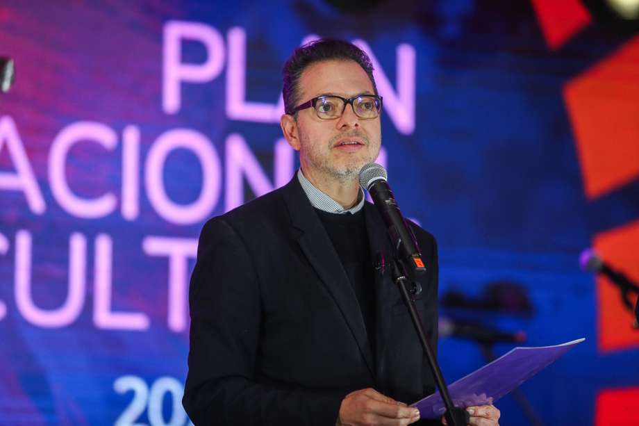 El ministro de Cultura, Juan David Correa, presentó el Plan Nacional de Cultura.