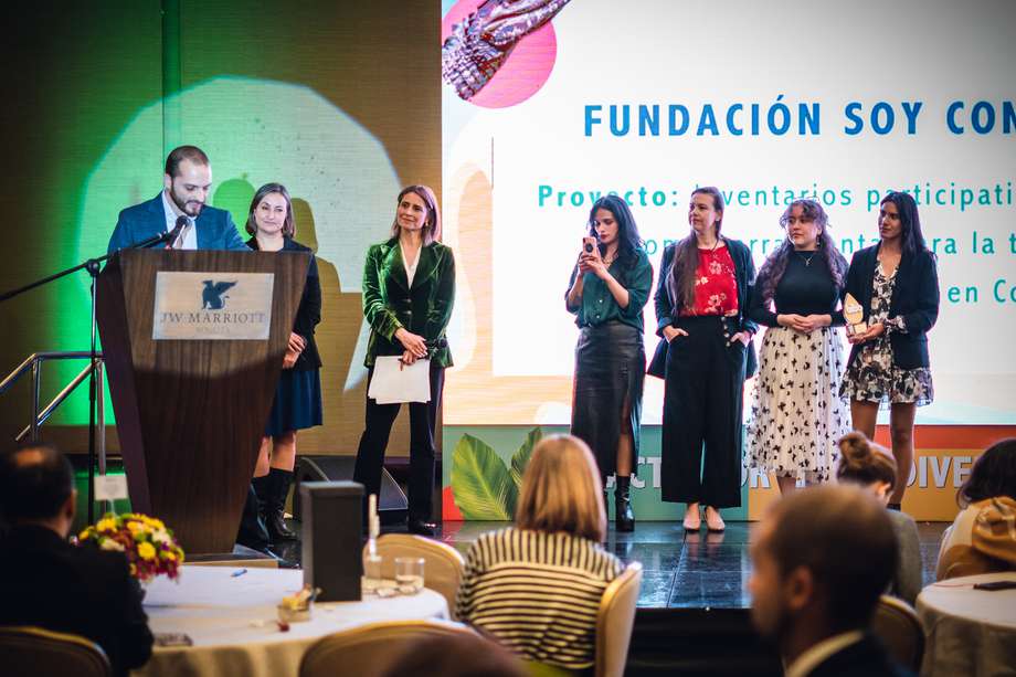 Ganadores premio BIBO 2023. /Foto: Alejandro Peña-Fundación Natura