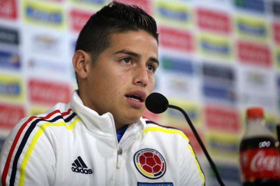 James Rodríguez pidió apoyo a la Selección Colombia. / EFE