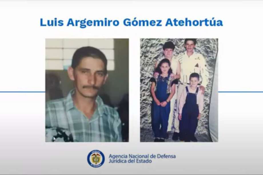 El 2 de diciembre de 2020, los familiares de Luis Argemiro Gómez Atehortua llegaron a un acuerdo con el Estado colombiano para resolver el caso de forma amistosa. / Foto: Agencia Nacional de Defensa Jurídica del Estado (ANDJE)