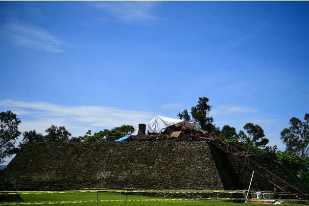 Terremoto en México reveló un templo oculto dentro de una pirámide