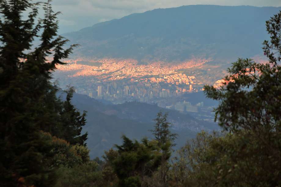 Panorámica de Medellín, capital de Antioquia. 