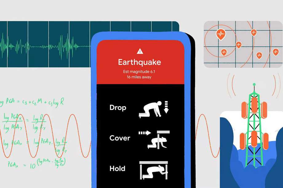 Sistema de alerta de sismos de Google