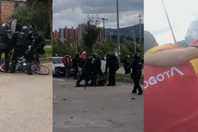 Grave situación de violencia y disturbios en Suba Fontanar, Bogotá