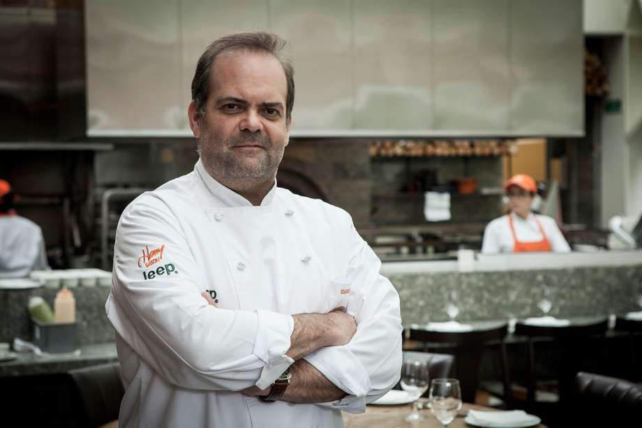 Harry Sasson, uno de los chefs colombianos que participó en este espacio académico de la gastronomía.