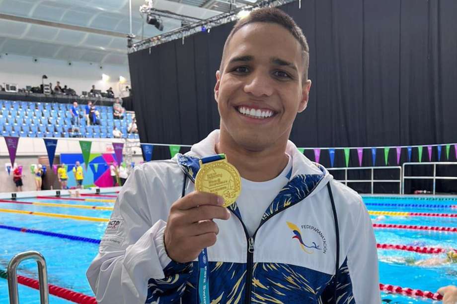 Carlos Daniel Serrano, oro en el mundial de para natación de Manchester