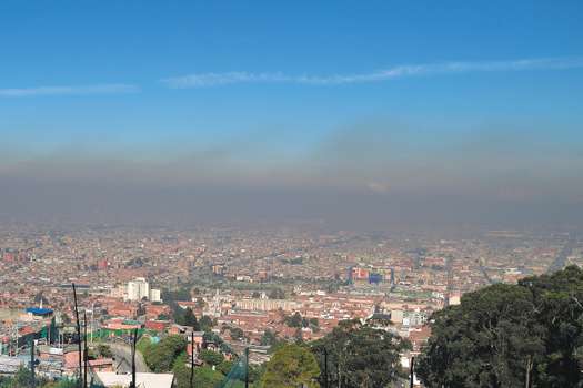 Así se ve la contaminación en Bogotá. / Mauricio Alvarado