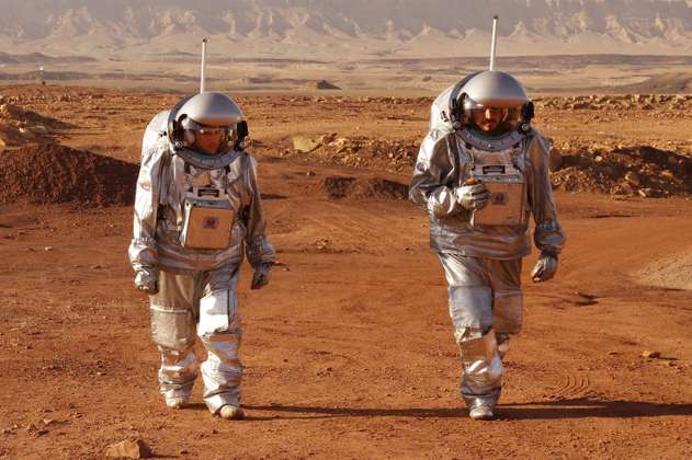 Astronautas simulan la vida en Marte en desierto de Israel