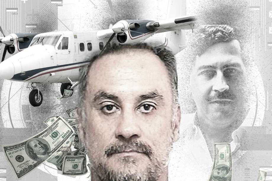 Luis Guillermo Ángel Restrepo es dueño de Helicargo, una famosa empresa aeronáutica de Medellín. Fue una de las 12 personas que entregó información contra Pablo Escobar en los años noventa./ ilustración William Niampira.