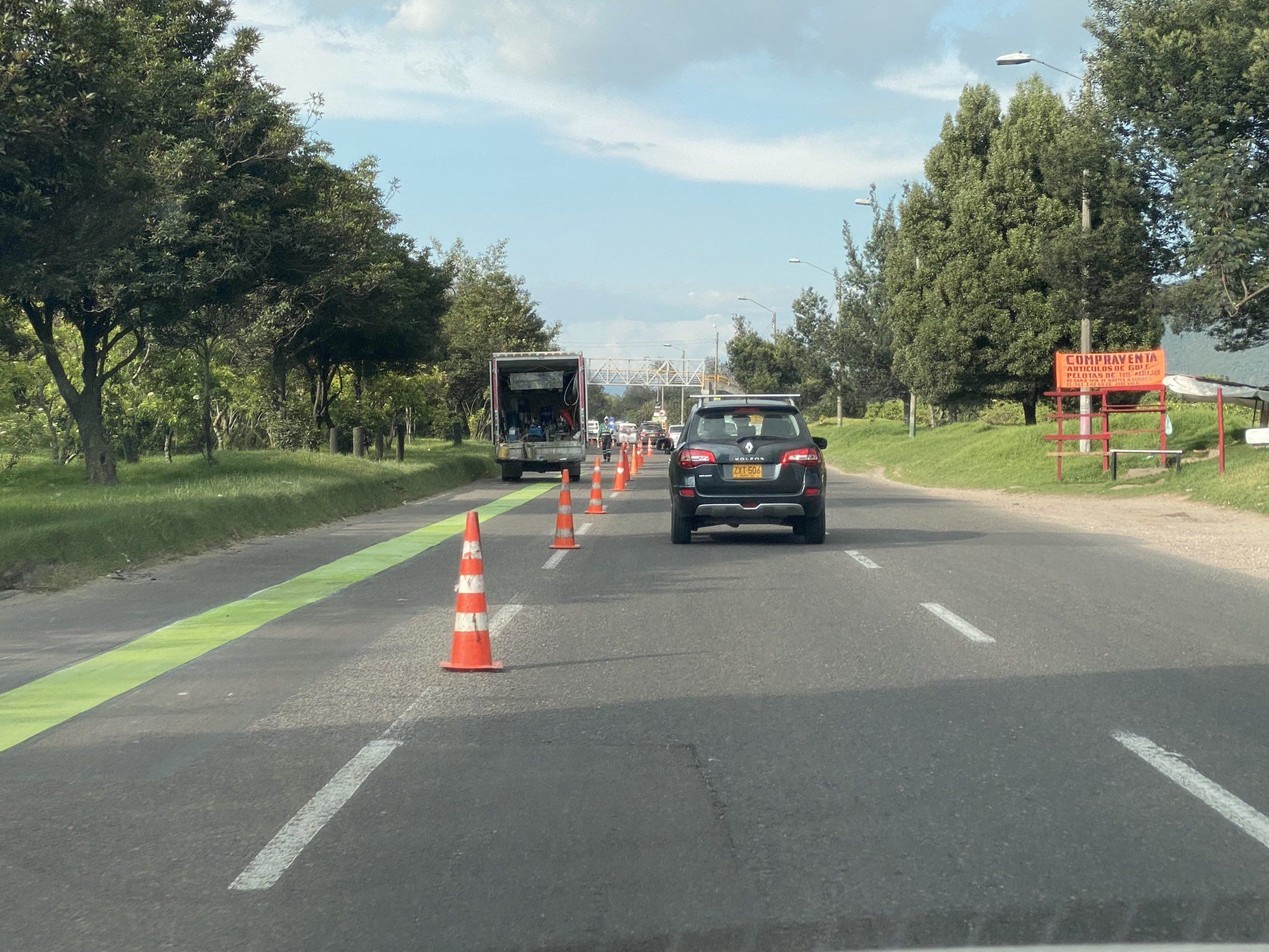 Distrito aclaró motivo de nueva señalización de carril verde en la  Autonorte | EL ESPECTADOR