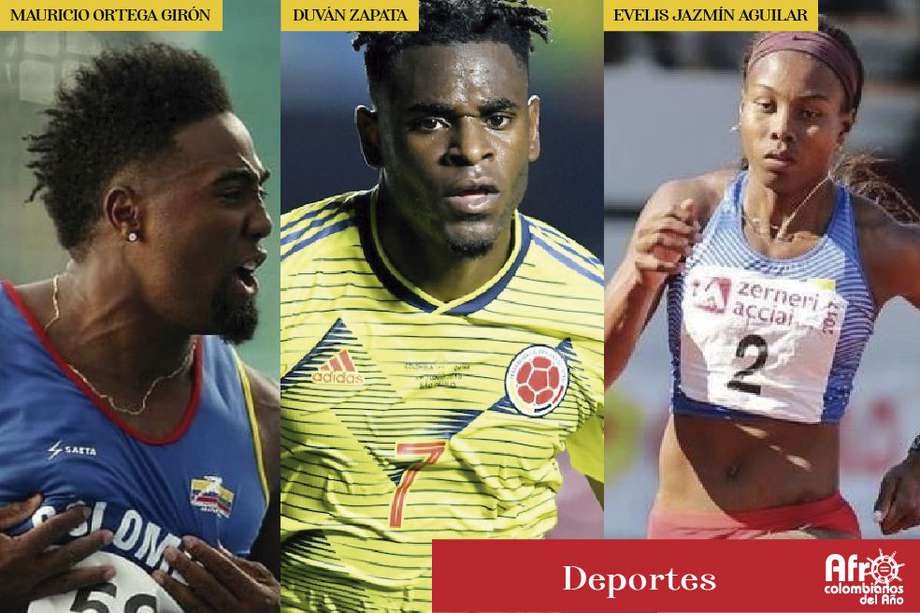 Mauricio Ortega Girón, Duván Zapata y Evelis Jazmín Aguilar Torres son los afrocolombianos nominados en la categoría Deportes.