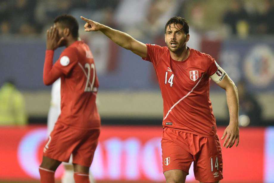 Claudio Pizarro, delantero y capitán del seleccionado peruano. Foto: AFP