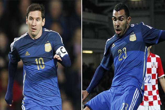 Messi y Tévez lideran la lista definitiva de Argentina para la Copa América