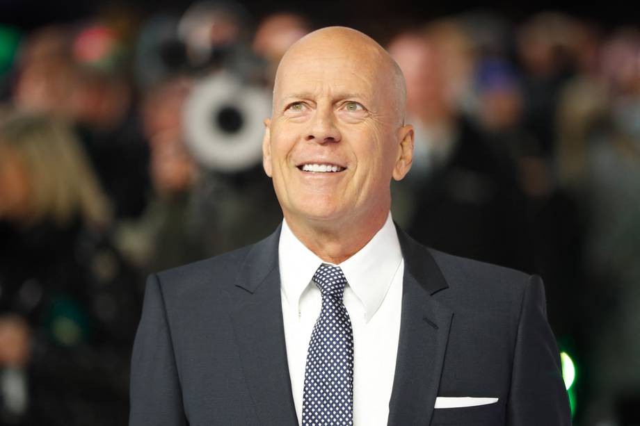 (FILES) In this file photo taken on January 09, 2019 US actor Bruce Willis poses on arrival for the European premiere of Glass in central London. - Willis has been diagnosed with dementia, his family said Thursday, less than a year after he retired from acting because of growing cognitive difficulties. (Photo by Tolga AKMEN / AFP)