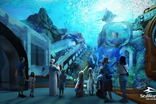 La construcción de SeaWorld Abu Dabi será la última incorporación turística a la famosa Isla de Yas.