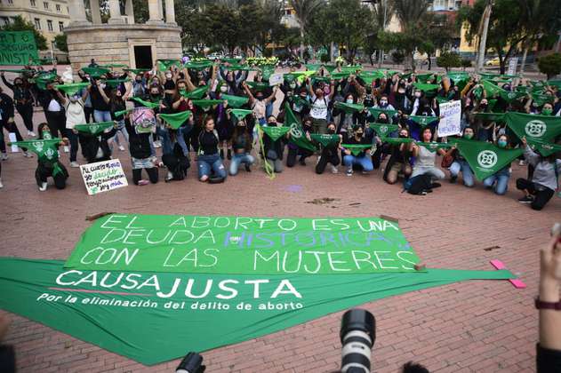 Así fue la marcha por la Despenalización del Aborto en Bogotá