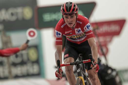 Sepp Kuss, ciclista estadounidense del Jumbo-Visma y campeón de la Vuelta a España 2023.