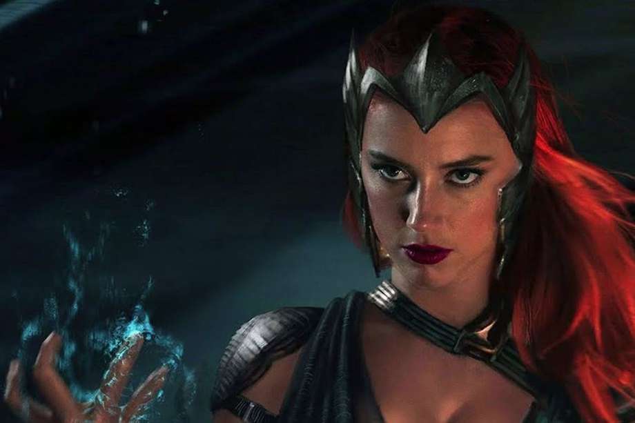 Amber Heard en su interpretación de Mera en la saga dedicada a "Aquaman".