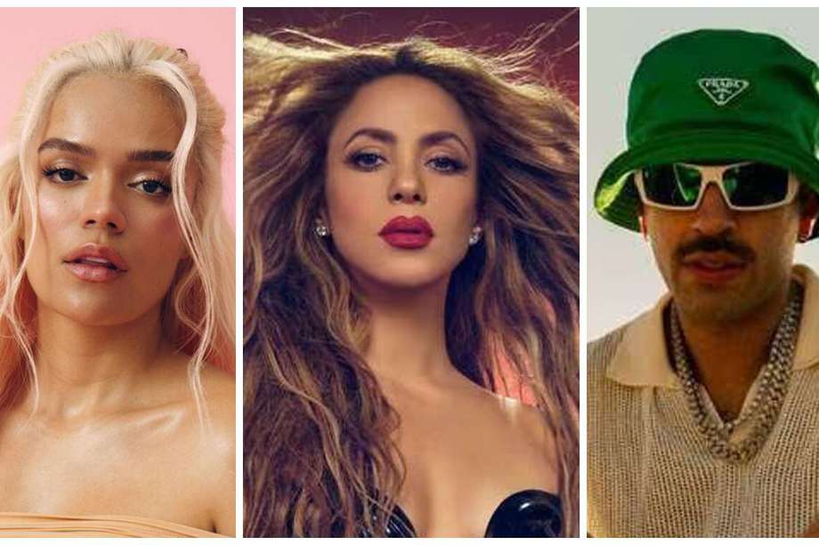Karol G (15), Shakira (11) y Feid (9) están entre los artistas que lideran el listado de nominaciones.