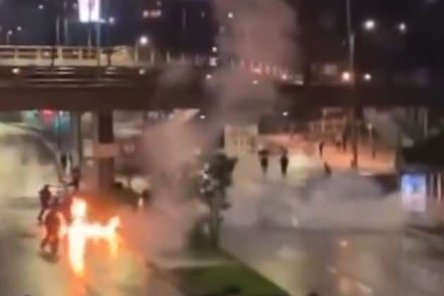 Disturbios en la Universidad Nacional: manifestantes agreden a la fuerza pública