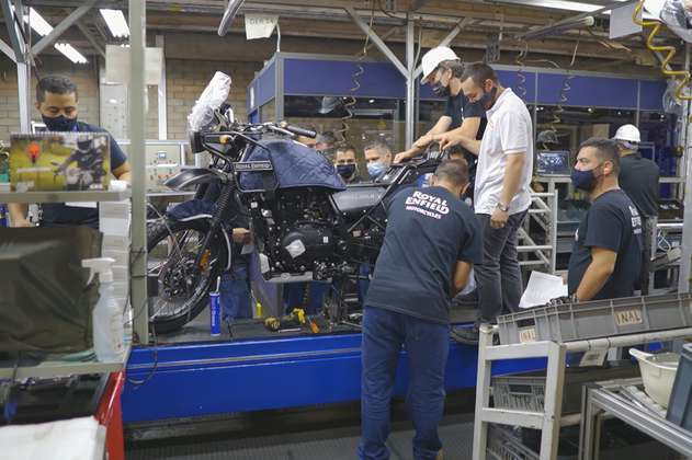 Royal Enfield comenzó a ensamblar sus motos en Colombia