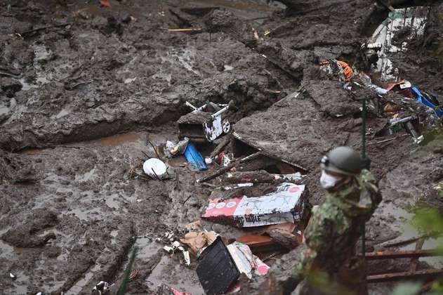 Deslizamiento de tierra en Japón deja por lo menos dos muertos y 20 desaparecidos