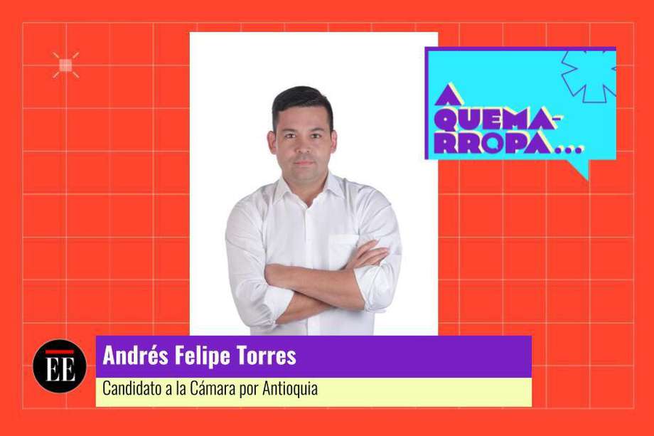 Andrés Felipe Torres es el #104 del tarjetón a la Cámara por Antioquia de Colombia Justa Libres