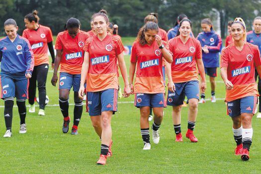 La selección femenina de Colombia se prepara para albergar la Copa América que inicia el 8 de julio.  /EFE