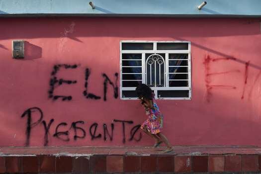 Grafitis del ELN en Cúcuta