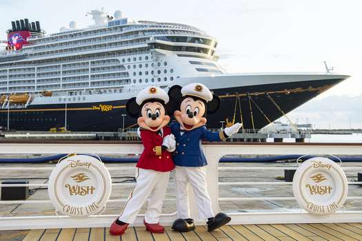 El “Disney Wish” navegará su temporada inaugural de cruceros de tres y cuatro noches desde su nuevo puerto base de Puerto Cañaveral, Florida.