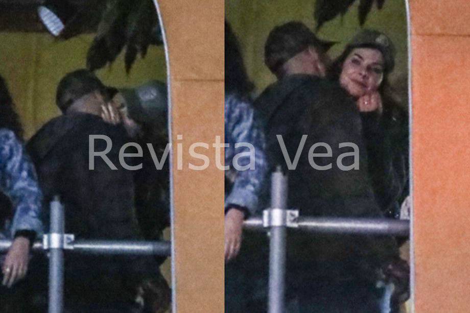 Captamos a Carolina Cruz y Jamil Farah dándose un romántico beso en la boca. ¿Noviazgo confirmado?