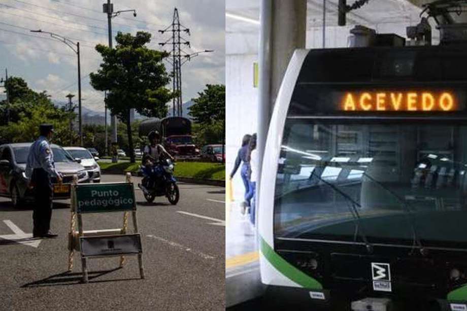 La Secretaría de Movilidad de Medellín realizará controles para garantizar el cumplimiento de las normas de tránsito durante el tiempo de suspensión de la medida restrictiva. 