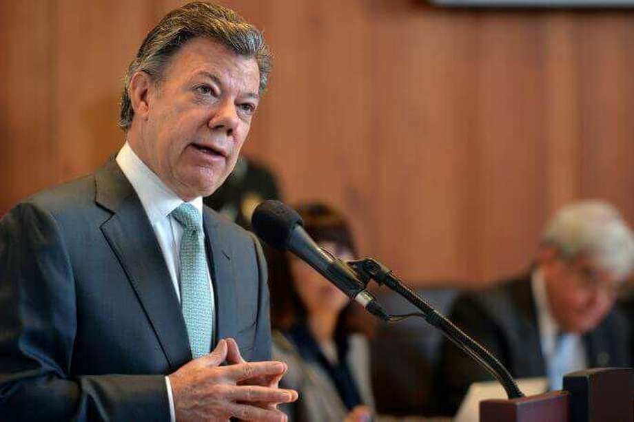 Juan Manuel Santos, expresidente de Colombia. / AFP