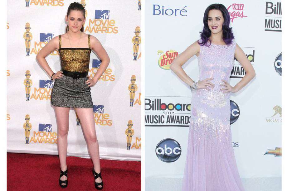 Las artistas Kristen Stewart y Katy Perry. / Bang Showbiz