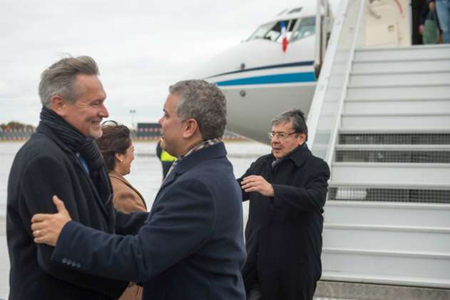 Duque llegó a Francia para hablar de paz, Venezuela y relaciones económicas